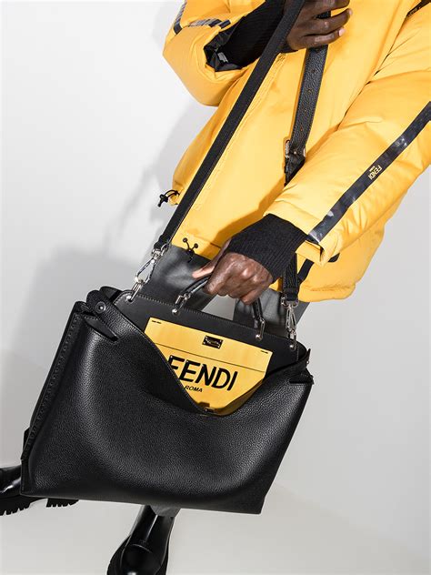 fendi men's leather bag|Fendi genuine leather handbags.